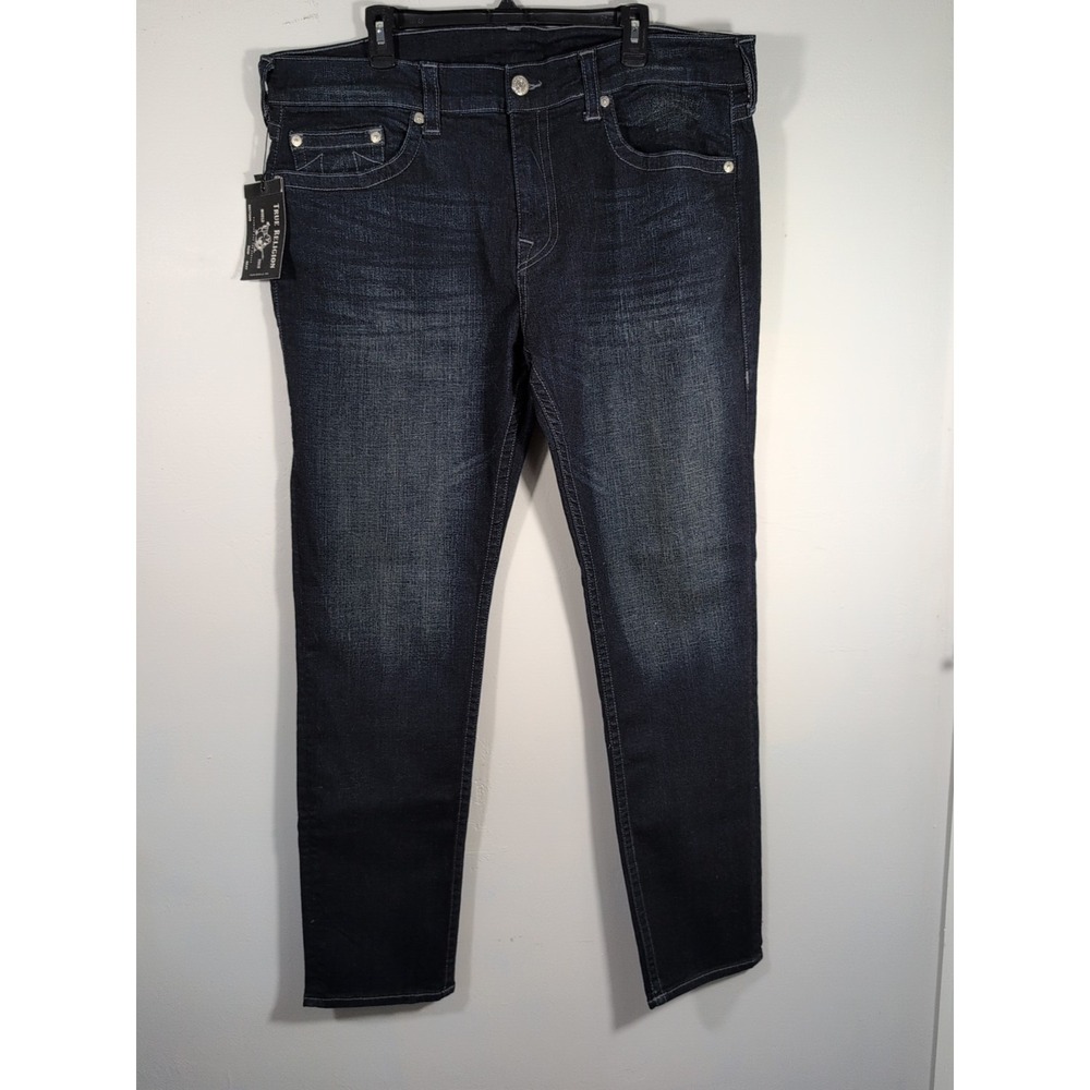 True Religion Rocco Jeans Relaxed Skinny No Flap SN Men's 40 NEW